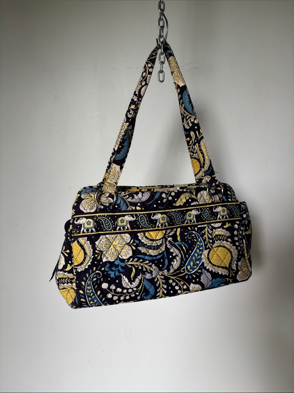 Vera Bradley 2009 Whitney Shoulder Bag in Ellie Blue